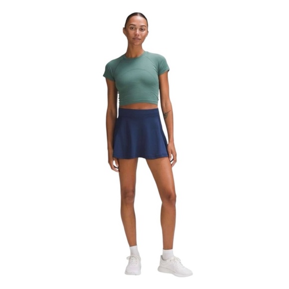 Lululemon Swiftly Tech High-Rise Skirt *Tennis- Navy Blue- Small 6 - Picture 1 of 7